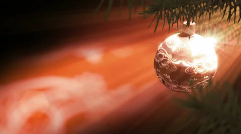 Cristmas Ball Stock Footage 32346301