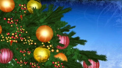 Cristmas tree 01 Stock Footage 520383