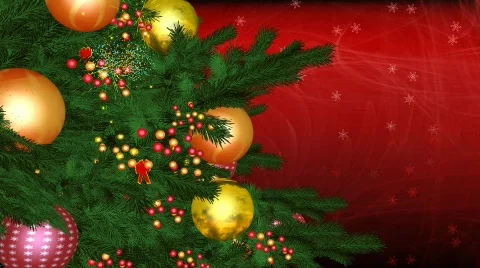 Cristmas tree 01r Stock Footage 520392