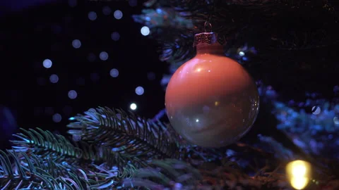 Cristmas tree decoration Stock Footage 144679325