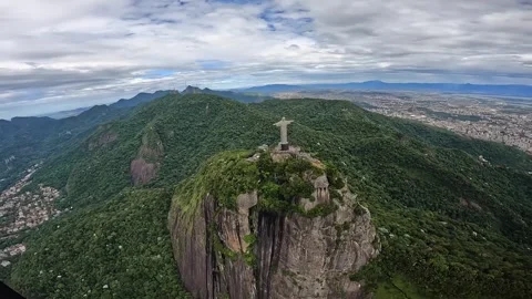 Cristo Heli Aerial view Stock Footage 314021921