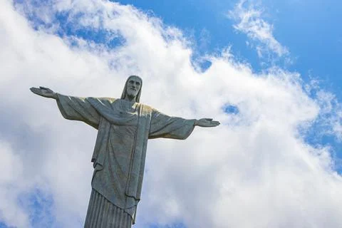 Cristo Redentor on the Corcovado mountain Rio de Janeiro Brazil. Stock Photos