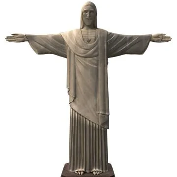 3D Model: Cristo Redentor Low-Poly #90872915 | Pond5