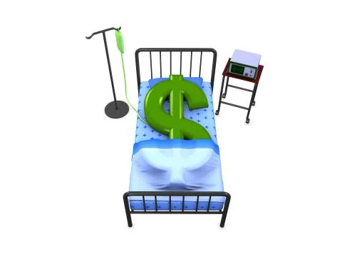 Critical dollar Stock Illustration