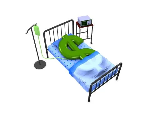 Critical dollar 스톡 일러스트