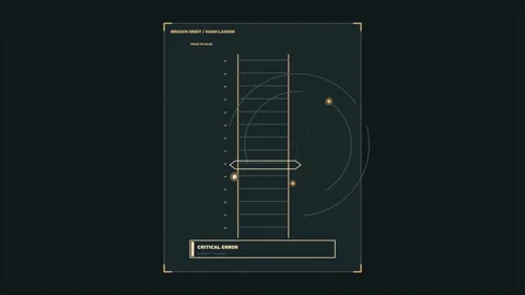 Critical Error Data HUD Seamless Loop Stock Footage 342216105