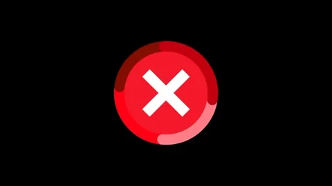 Critical Error Symbol Stock Footage 336062618