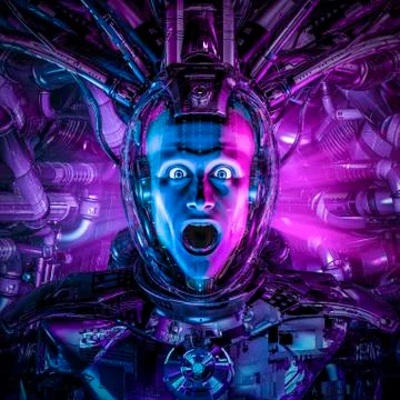 Critical hyperdrive malfunction Illustrazione stock