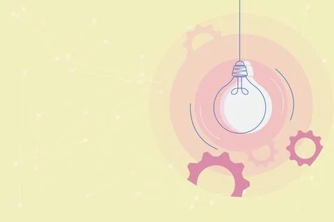 Critical Logical Thinking Concept Abstract Bright Ideas Designs Brainstorming Stock Illustration