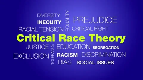 Critical Race Theory animated word cloud... | Stock Video | Pond5