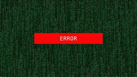 Critical System Error Warning In Digital Cybersecurity Interface Stock Footage 337038692
