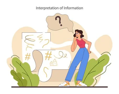 Critical thinking skill. Interpretation of information. Strategic イラスト素材