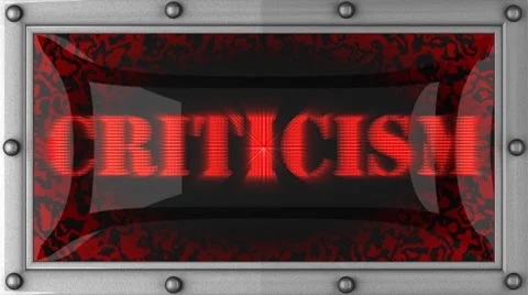 Criticism on led Video stock 8693270