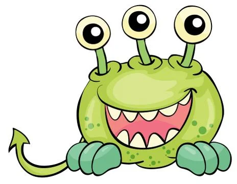 Critter on white Stock Illustration