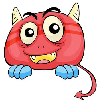 Critter on white Stock Illustration