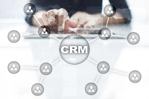 CRM. Customer relationship management concept. Customer service and relationship Stock-Fotos