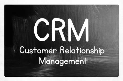 Crm - customer relationship management Stock Photos