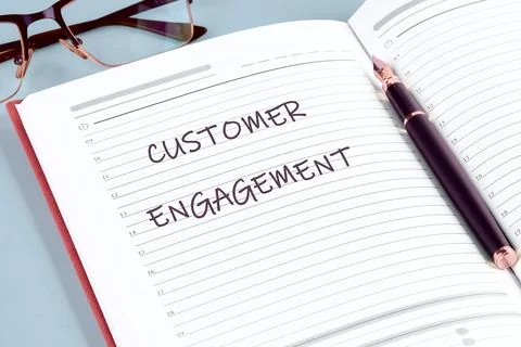 CRM data management, customer loyalty concept. The concept of the info busine Stock Photos