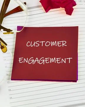 CRM data management, customer loyalty concept. The concept of the info busine Stock Photos