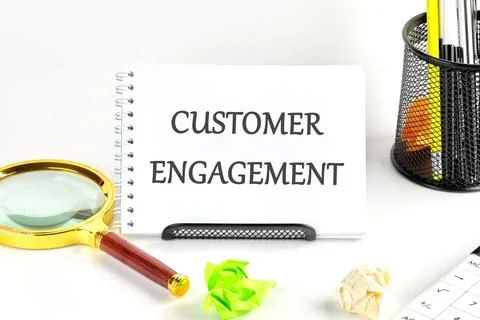 CRM data management, customer loyalty concept. The concept of the info busine Stock Photos