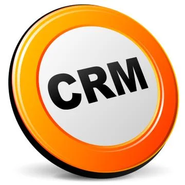 Crm icon Illustrazione stock