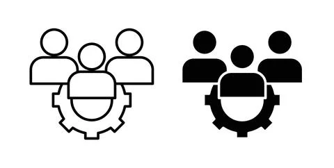 CRM icon vector art Illustrations Stock Illustration