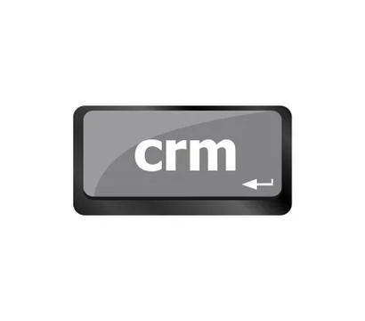 Crm keyboard keys. laptop button on computer pc 스톡 일러스트