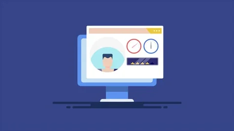 CRM software managing customer profiles, segmentation video concept. Stock Footage 240182306