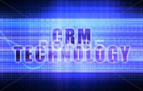 Crm technology イラスト素材