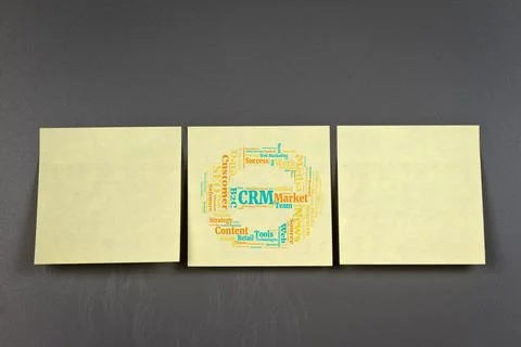 CRM word Cloud Stock Photos