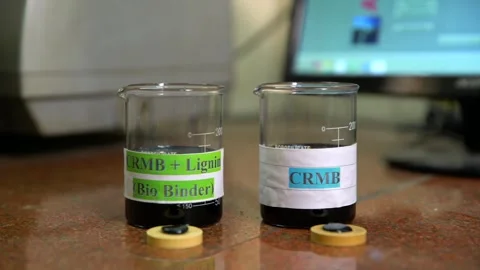 CRMB comparison and performance testing in materials lab Stock Footage 329210610