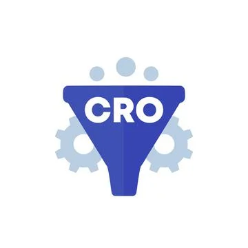 CRO icon, Conversion rate optimization vector art Stock Illustration