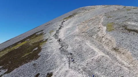 Croagh Patrick Video stock 289629553