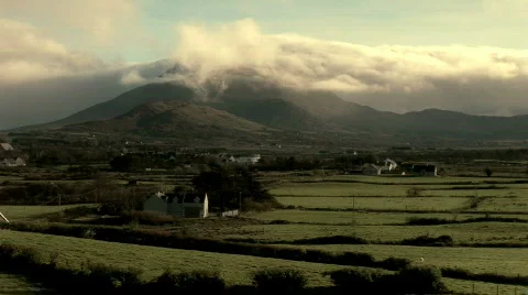 Croagh Patrick Mountain Ireland Stock Footage 646153