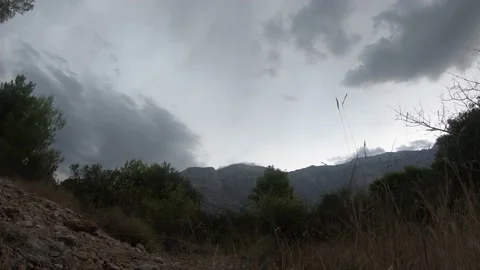 Croatia clouds timelapse Stock Footage 152713867