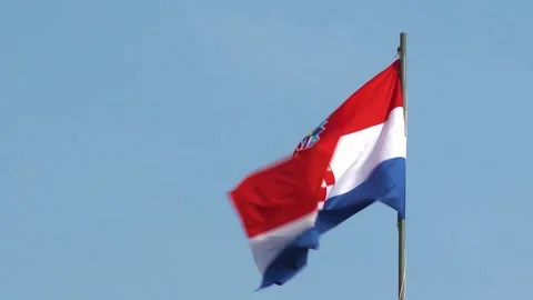 Croatia flag 動画素材 148842938