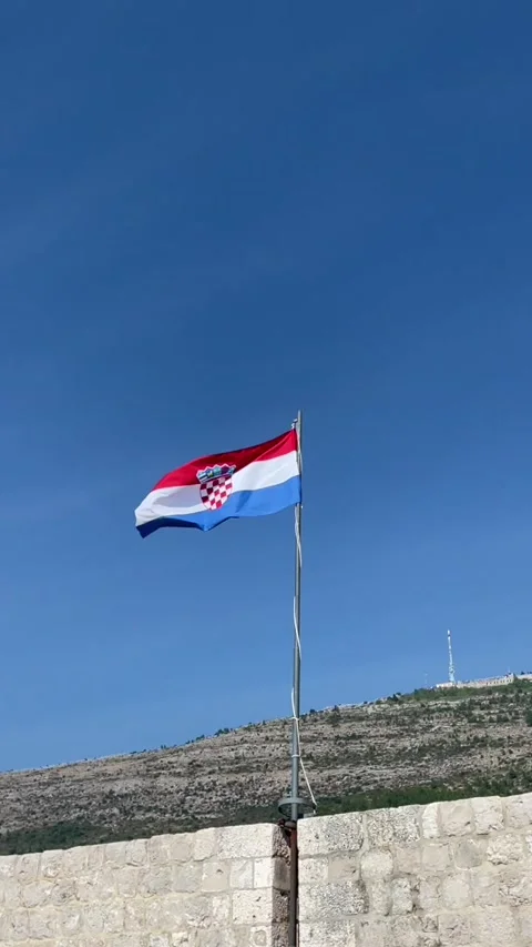 Croatia flag Stock-Footage 171256979