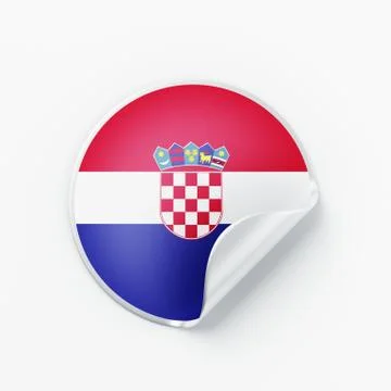 Croatia Flag Icon Stock Illustration