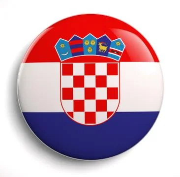 Croatia flag Stock Illustration