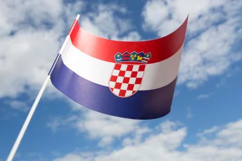 Croatia flag Foto stock