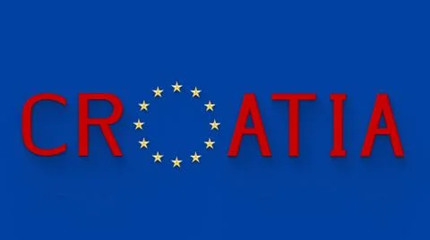 Croatia Stock-Illustration