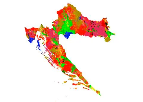 Croatia Stock Illustration