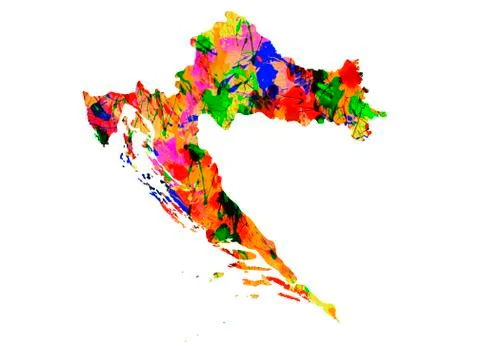 Croatia Stock Illustration