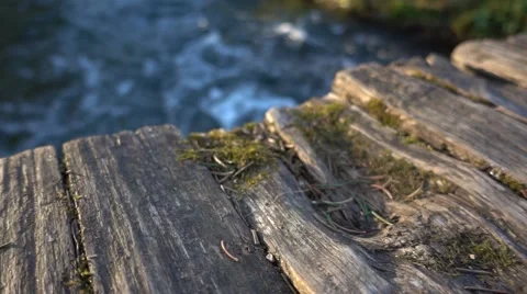 Croatia Mossy Dock Waterfall Video stock 66299840