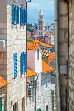 Croatia, Split, panorama Stock Photos