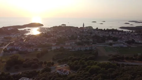 Croatia sunset 库存影片 163244424