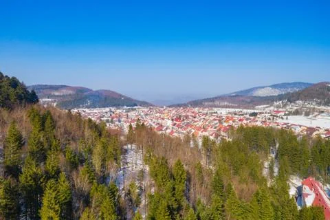 Croatia, town of Delnice in winter Stock Photos