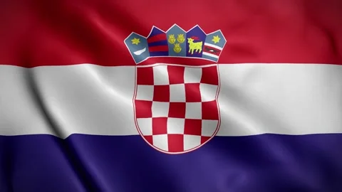 Croatia waving flag, 4k Croatian Flag Wa... | Stock Video | Pond5