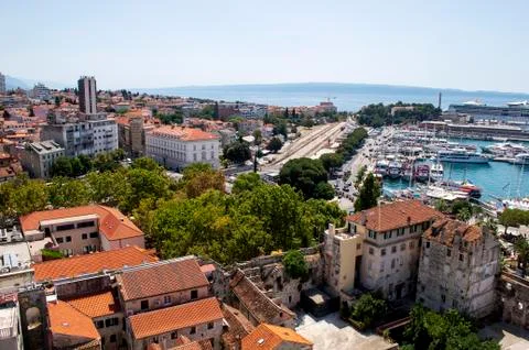 Croatian City Split 写真素材