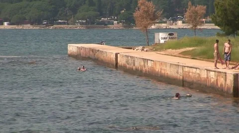 Croatian Coast Stock Footage 1060216